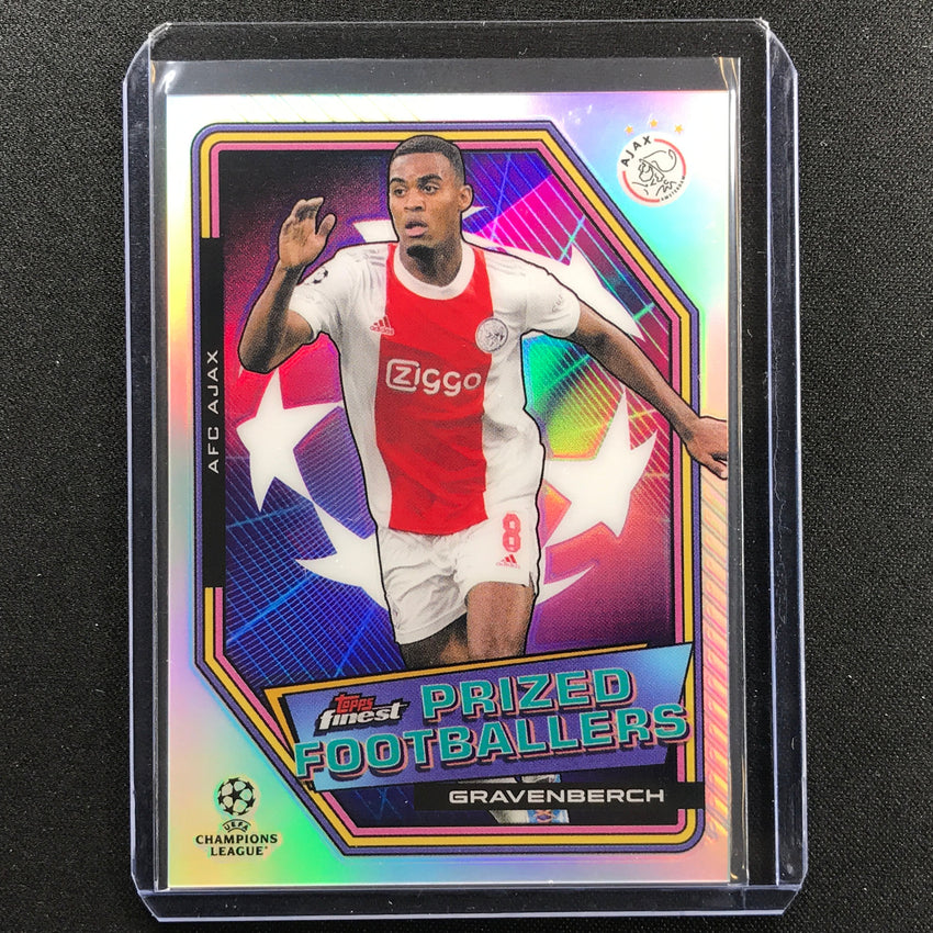 2021-22 Finest UEFA UCL RYAN GRAVENBERCH Prized Footballers Refractor #11