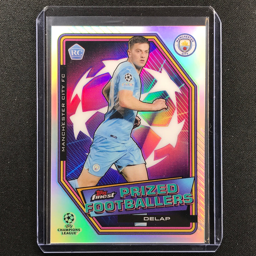 2021-22 Finest UEFA UCL LIAM DELAP Rookie Prized Footballers Refractor #14