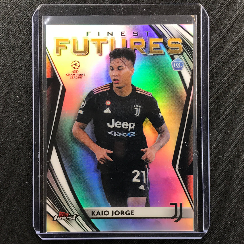 2021-22 Finest UEFA UCL KAIO JORGE Rookie Finest Futures Refractor #9