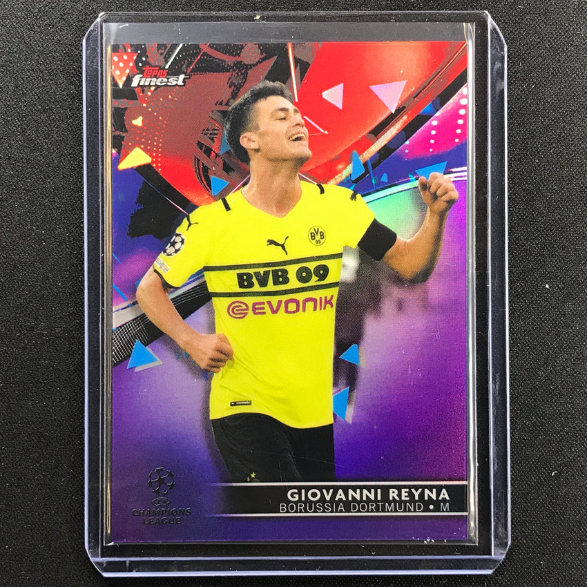 2021-22 Finest Uefa Ucl Giovanni Reyna Purple 292/299