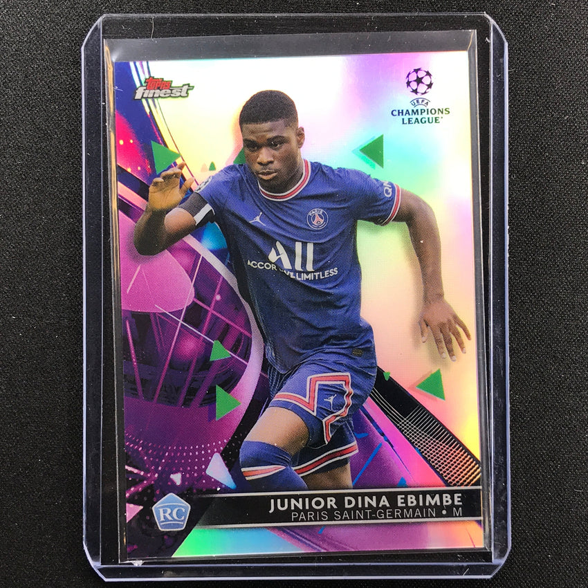 2021-22 Finest UEFA UCL JUNIOR DINA EBIMBE Rookie Refractor #12