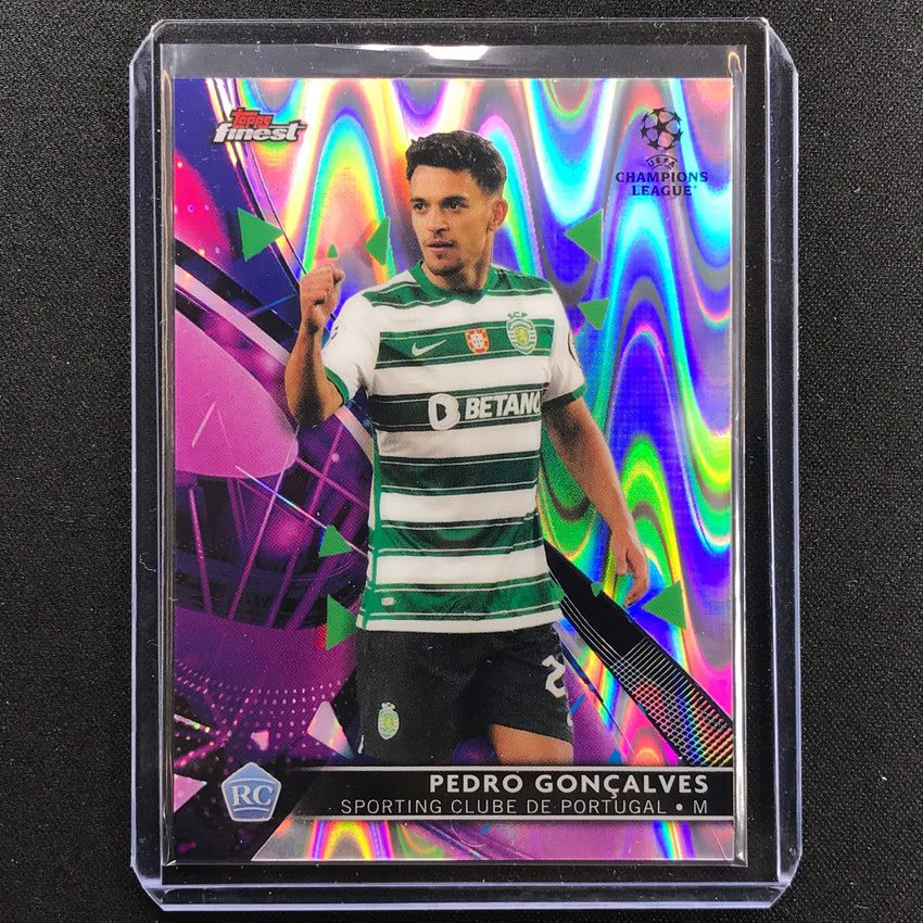 2021-22 Finest Uefa Ucl Pedro Goncalves Rookie Ray Wave 147/199