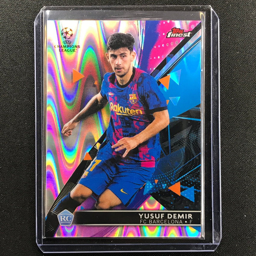 2021-22 Finest Uefa Ucl Yusuf Demir Rookie Ray Wave 14/199