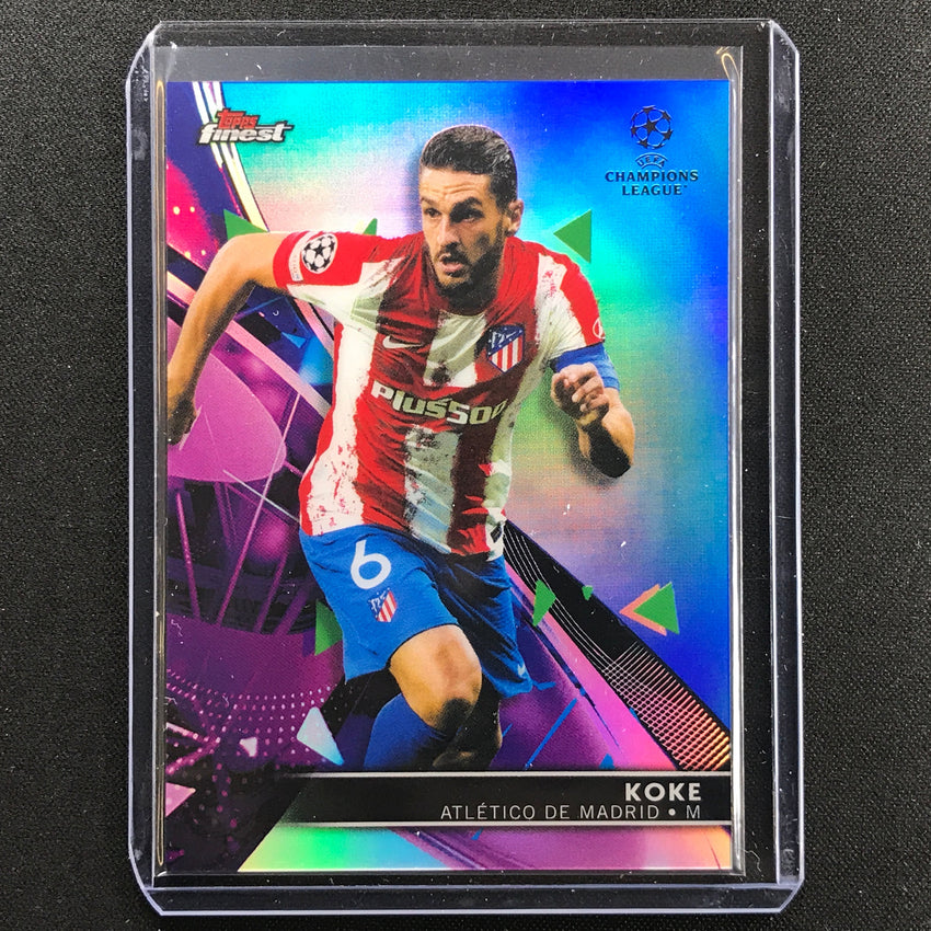 2021-22 Finest Uefa Ucl Koke Blue 134/150