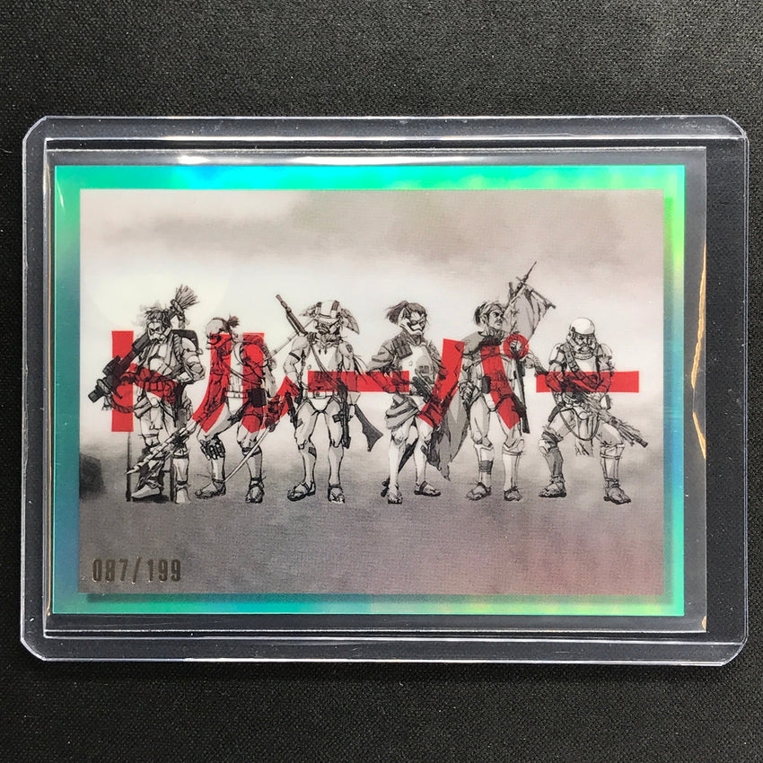2023 Star Wars Galaxy Chrome Stormtroopers Galactic Visions Aqua 87/199