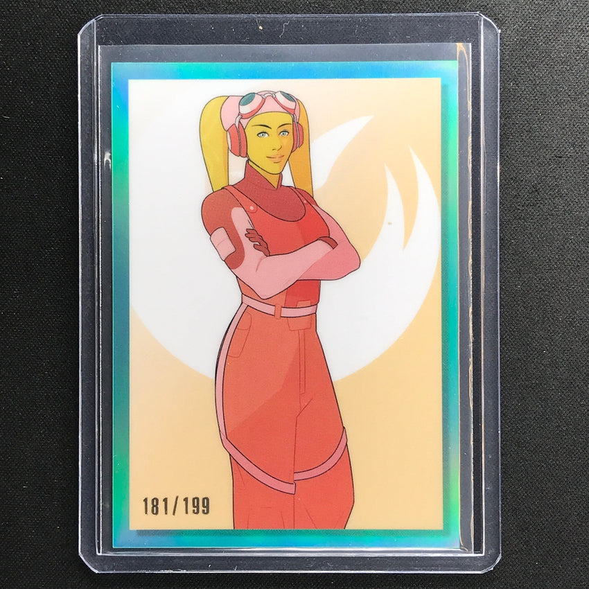 2023 Star Wars Galaxy Chrome HERA SYNDULLA Women of Star Wars Aqua 181/199 #1