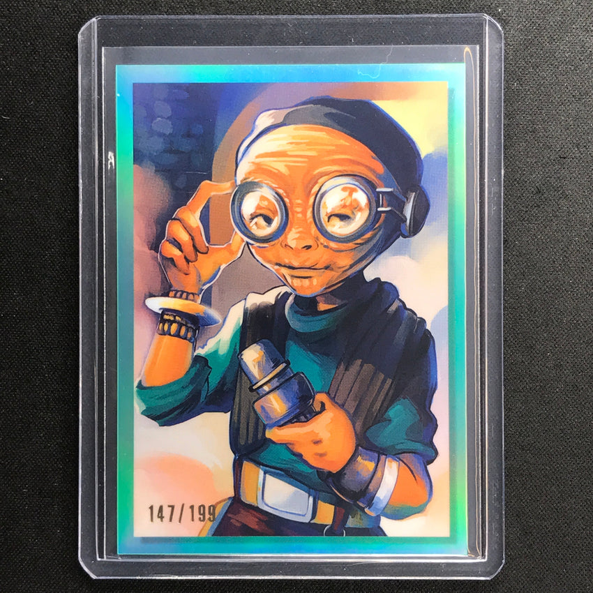 2023 Star Wars Galaxy Chrome MAZ KANATA Women of Star Wars Aqua 147/199 #12