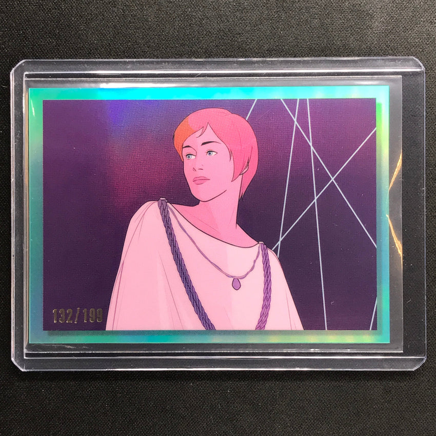 2023 Star Wars Galaxy Chrome Mon Mothma Women Of Star Wars Aqua 132/199 No 13