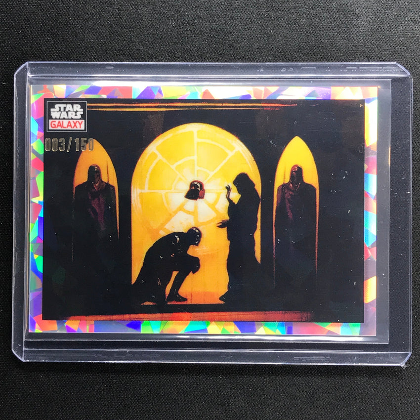 2023 Star Wars Galaxy Chrome Becoming Sith Base Atomic 3/150 No 6