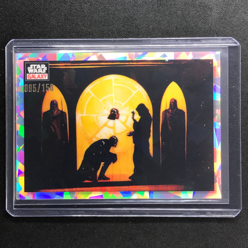2023 Star Wars Galaxy Chrome Becoming Sith Base Atomic 95/150 No 6