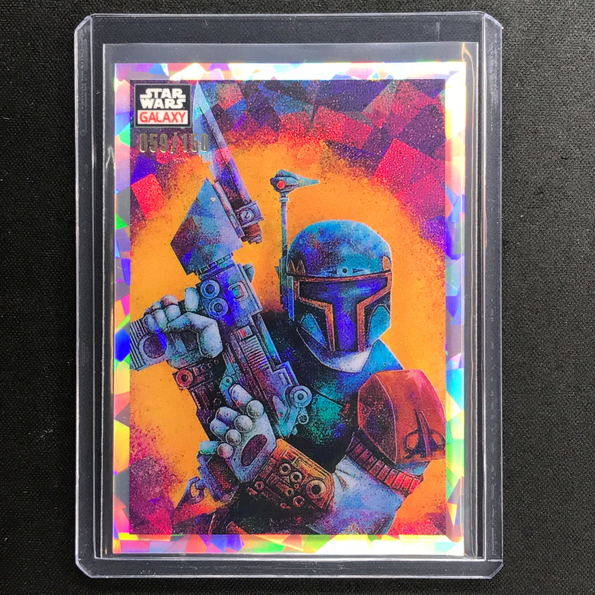 2023 Star Wars Galaxy Chrome On The Hunt Base Atomic 59/150 No 26