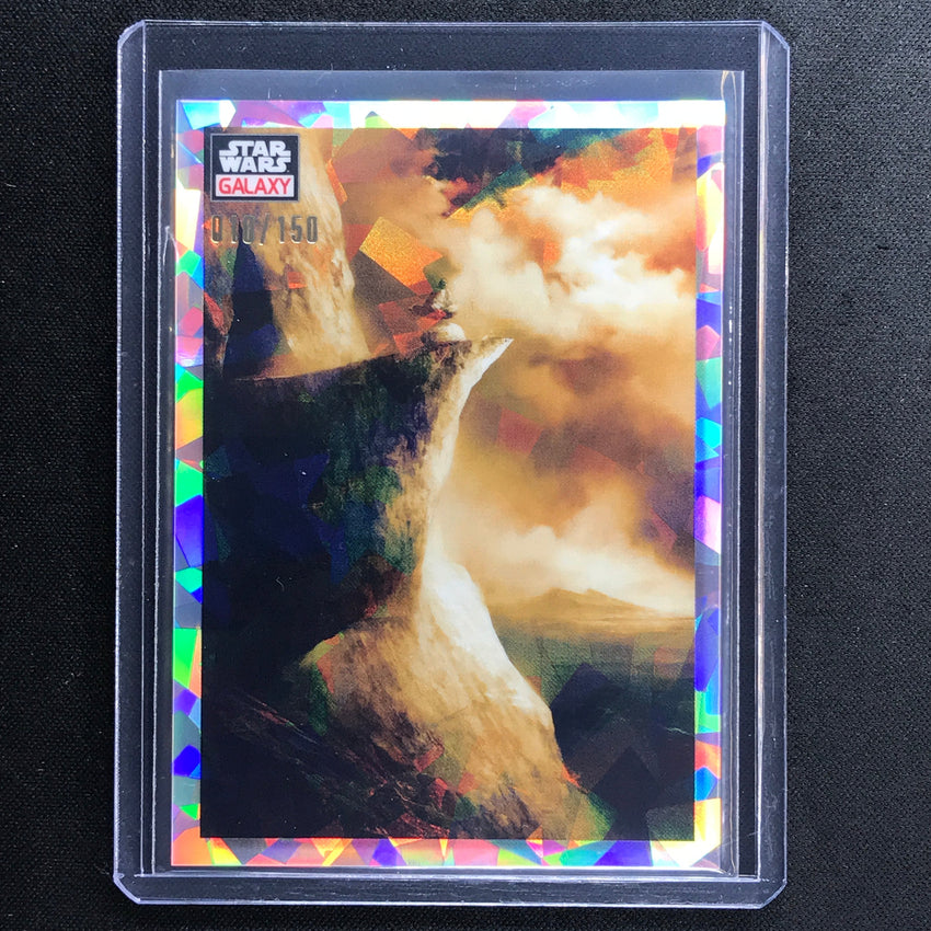 2023 Star Wars Galaxy Chrome Sunset Base Atomic 10/150 No 62