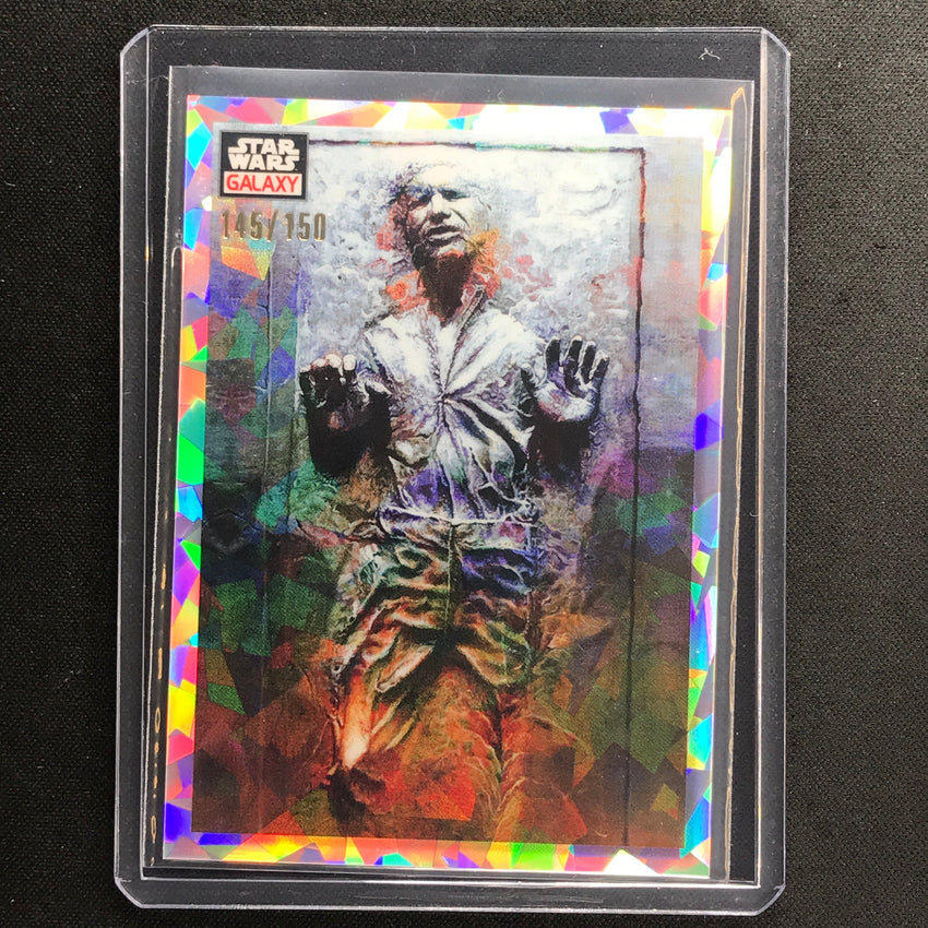 2023 Star Wars Galaxy Chrome Hes All Yours Bounty Hunter Base Atomic 145/150