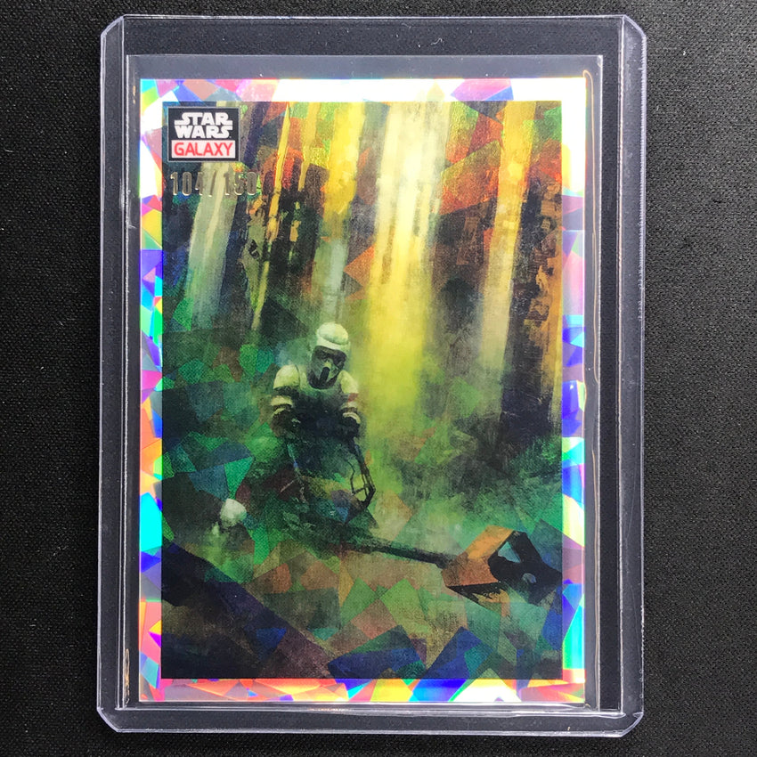 2023 Star Wars Galaxy Chrome The Pursuit Base Atomic 104/150 No 78