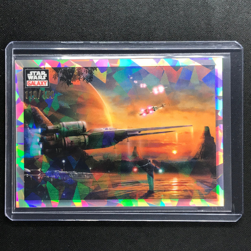 2023 Star Wars Galaxy Chrome Dawn Of The Rebellion Base Atomic 119/150 No 93
