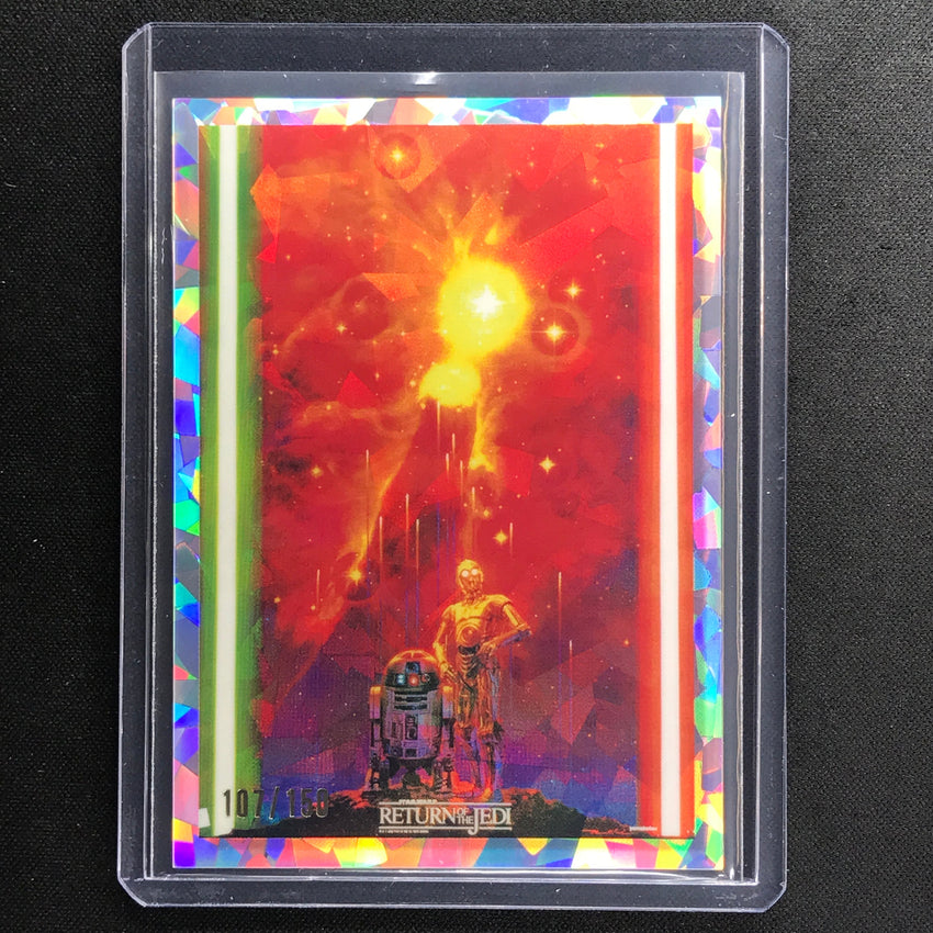 2023 Star Wars Galaxy Chrome Return Of The Jedi 40th Anniversary Atomic 107/150