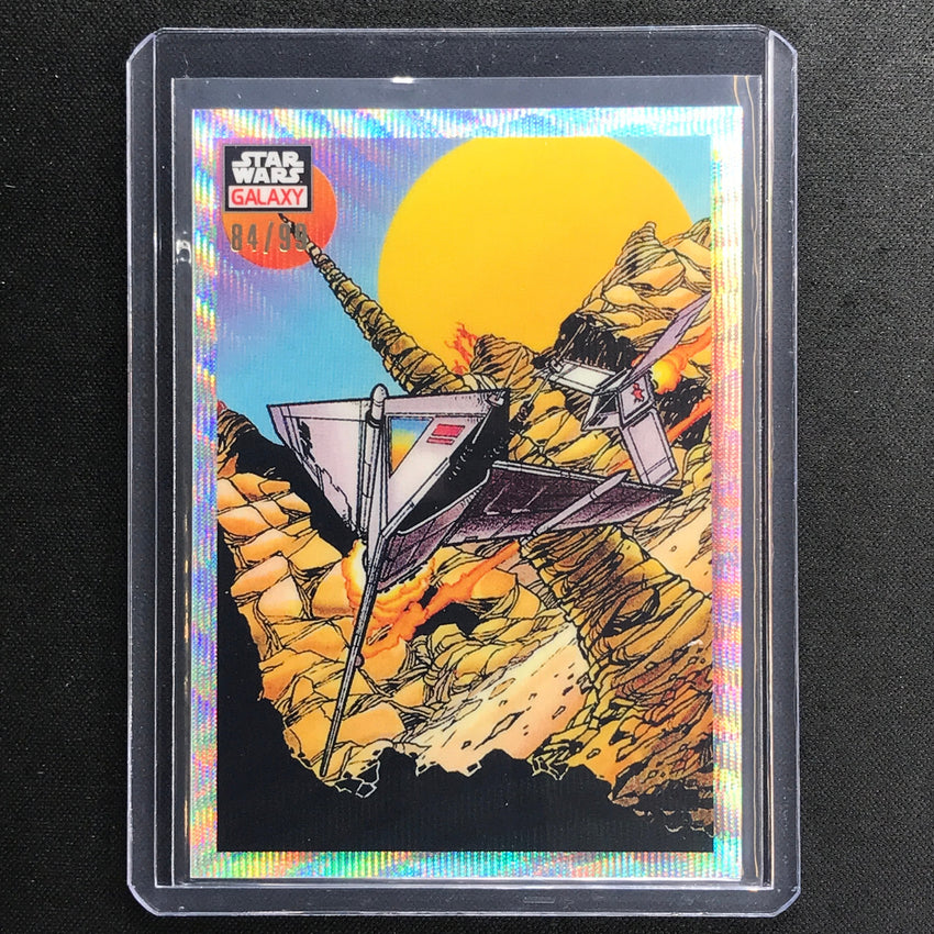 2023 Star Wars Galaxy Chrome Beggars Canyon Run Base Wave 84/99 No 12