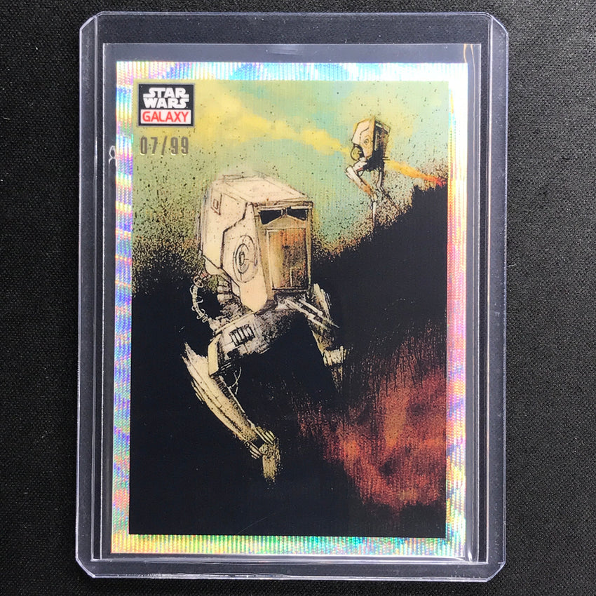 2023 Star Wars Galaxy Chrome AT-STS ON THE PROWL Base Wave 7/99 #18