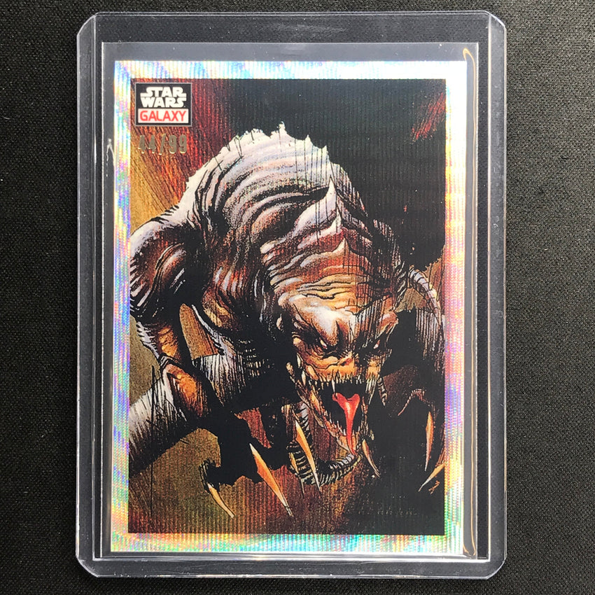2023 Star Wars Galaxy Chrome Ravenous Rancor Base Wave 44/99 No 19