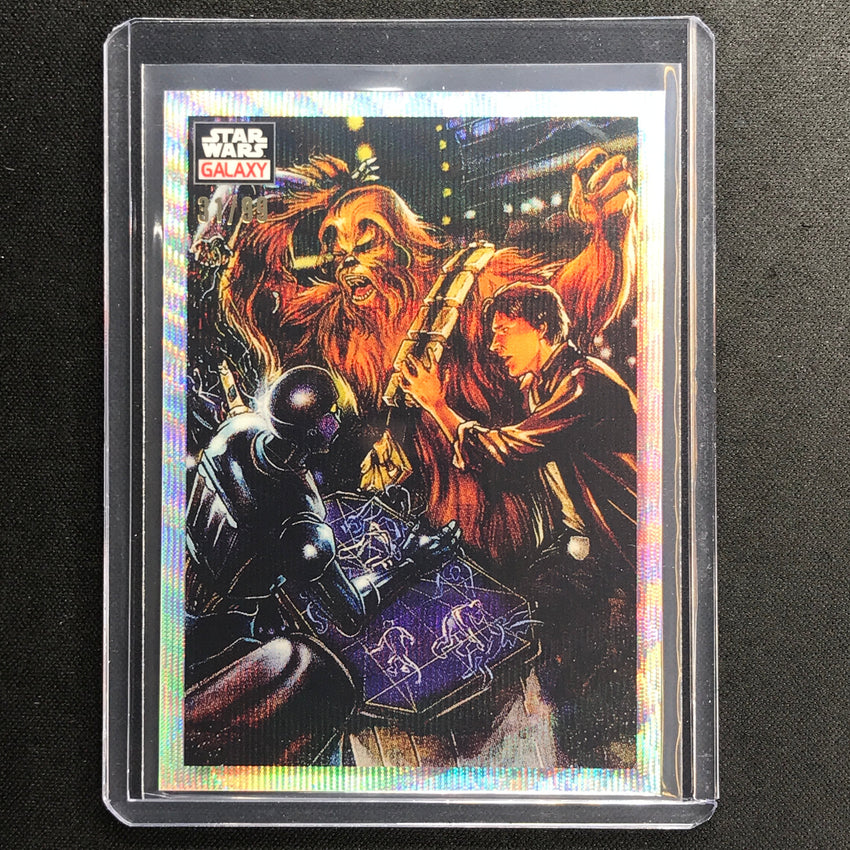 2023 Star Wars Galaxy Chrome AN UPSET WOOKIEE Base Wave 31/99 #23