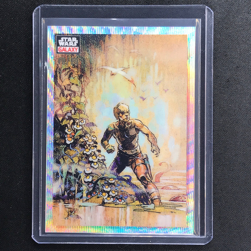 2023 Star Wars Galaxy Chrome WADING THROUGH THE SWAMP Base Wave 49/99 #25