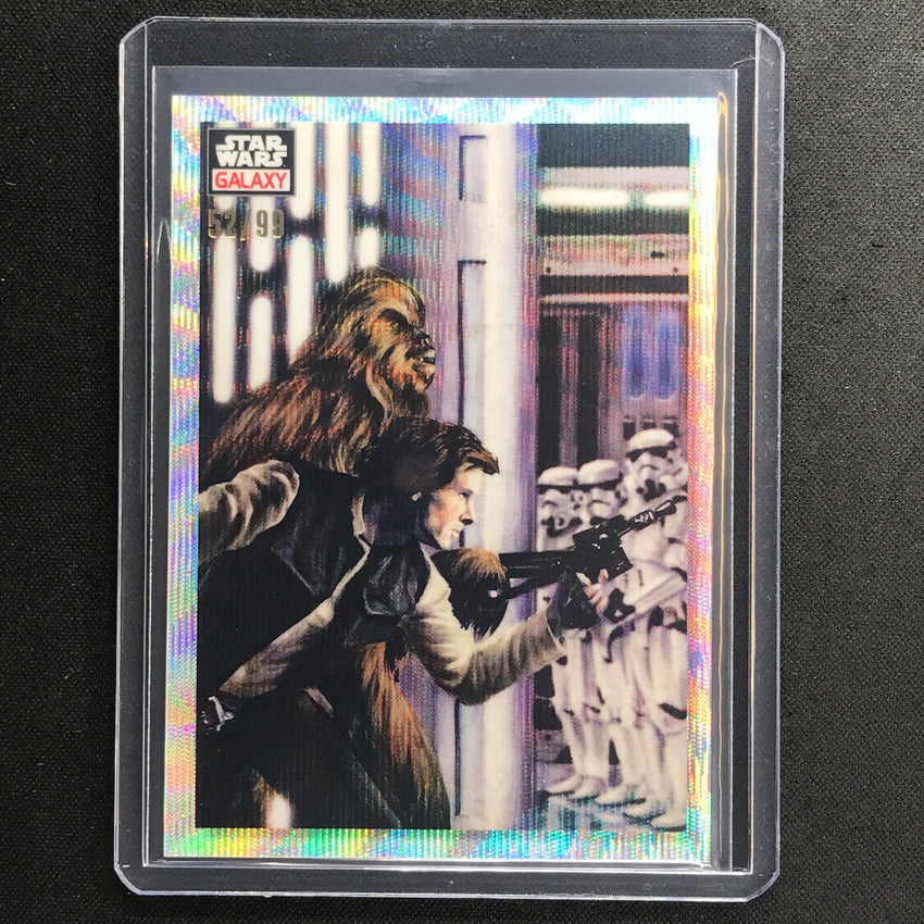 2023 Star Wars Galaxy Chrome SNEAKING AROUND DANGER Base Wave 52/99 #46