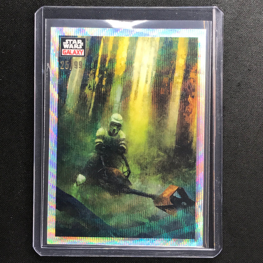 2023 Star Wars Galaxy Chrome THE PURSUIT Base Wave 25/99 #78