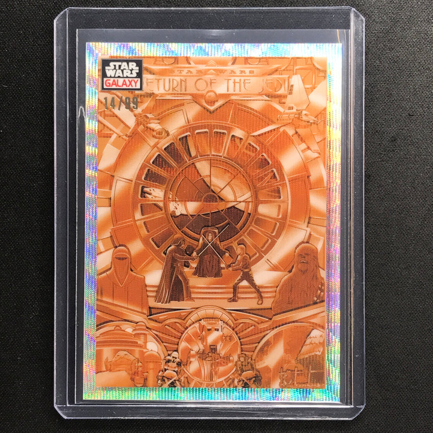 2023 Star Wars Galaxy Chrome Shiny Return Base Wave 14/99 No 80