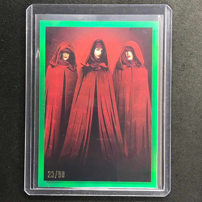 2023 Star Wars Galaxy Chrome Queens Handmaidens Women Of Star Wars Green 23/99