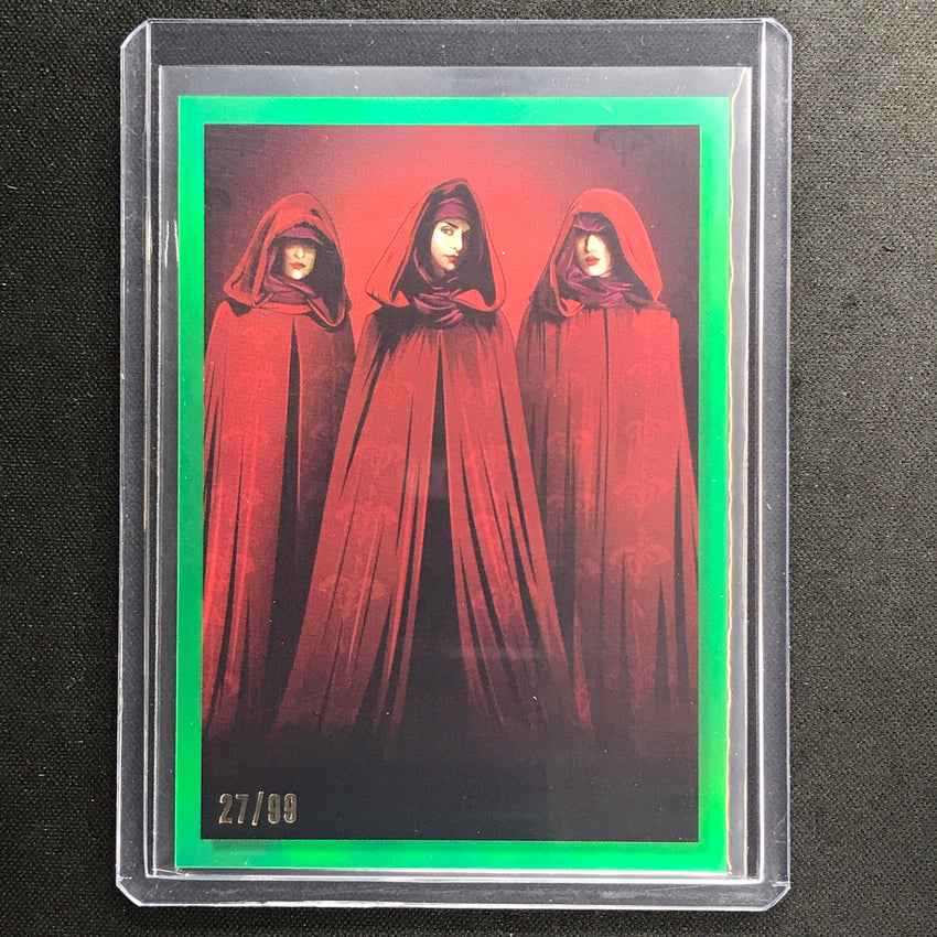 2023 Star Wars Galaxy Chrome Queens Handmaidens Women Of Star Wars Green 27/99