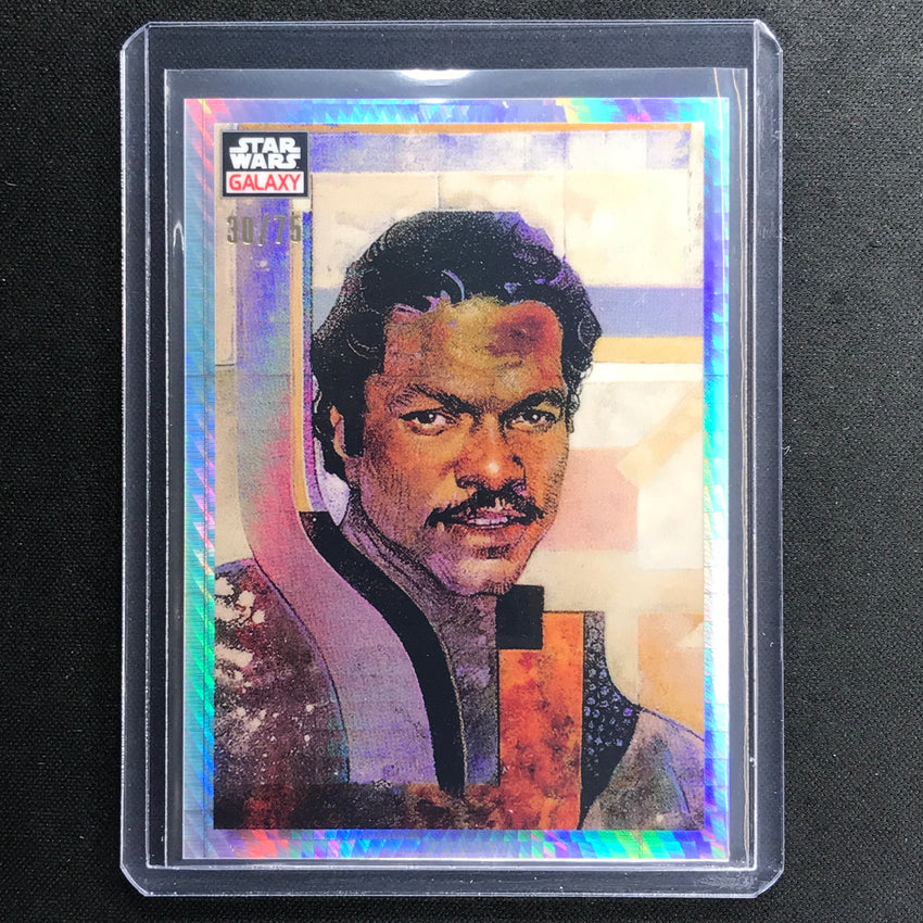 2023 Star Wars Galaxy Chrome LANDO CALRISSIAN Base Prism 30/75 #43