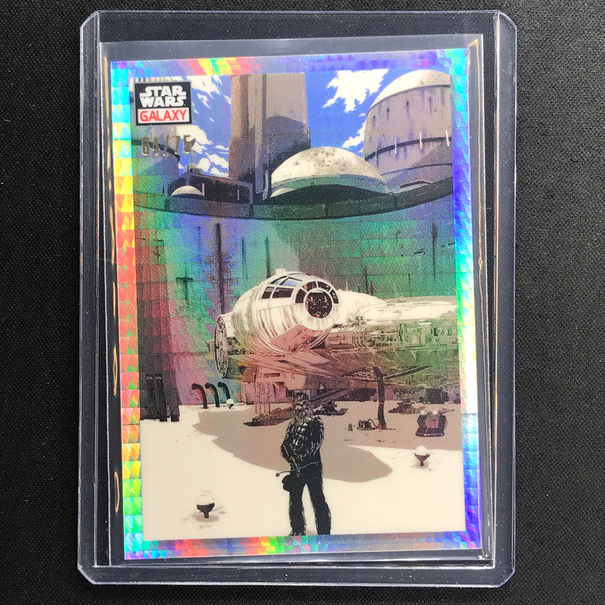 2023 Star Wars Galaxy Chrome What A Piece Of Junk Base Prism 64/75 No 66