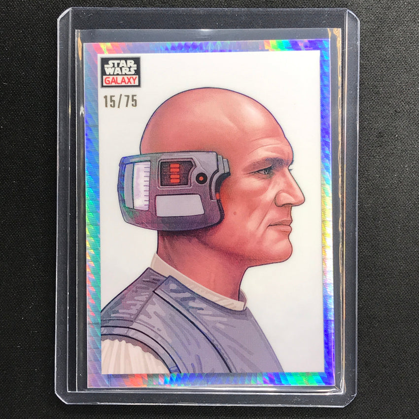2023 Star Wars Galaxy Chrome LOBOT Base Prism 15/75 #84