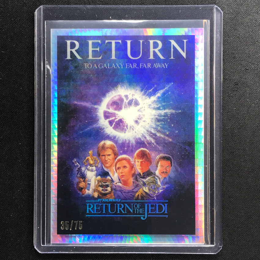 2023 Star Wars Galaxy Chrome Return Of The Jedi 40th Anniversary Prism 35/75