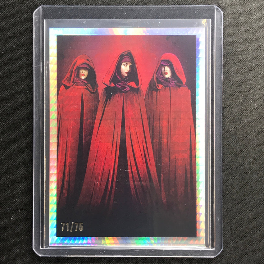 2023 Star Wars Galaxy Chrome Queens Handmaidens Women Of Star Wars Prism 71/75