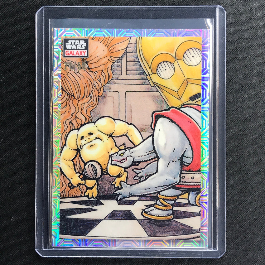 2023 Star Wars Galaxy Chrome HOLOCHESS CONTEST Base Mojo 21/50 #11