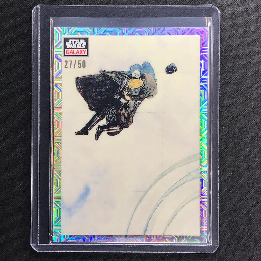 2023 Star Wars Galaxy Chrome Vader Redeemed Base Mojo 27/50 No 35