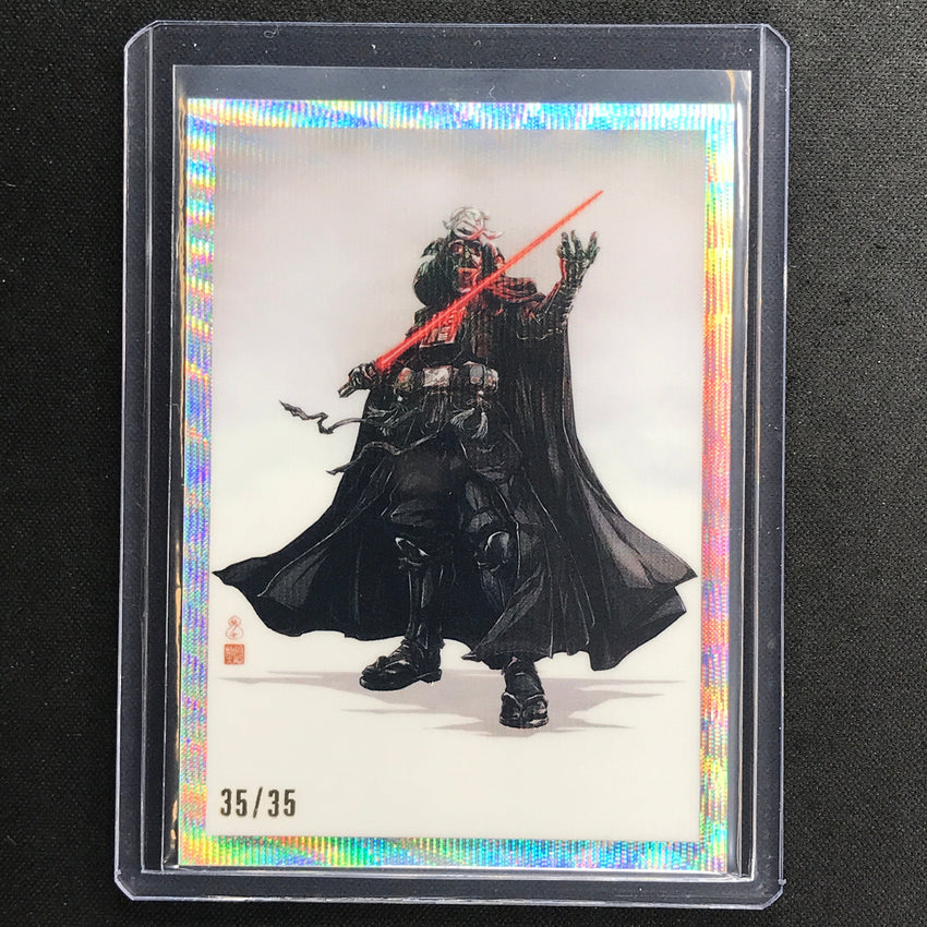 2023 Star Wars Galaxy Chrome Darth Vader Galactic Visions Wave 35/35