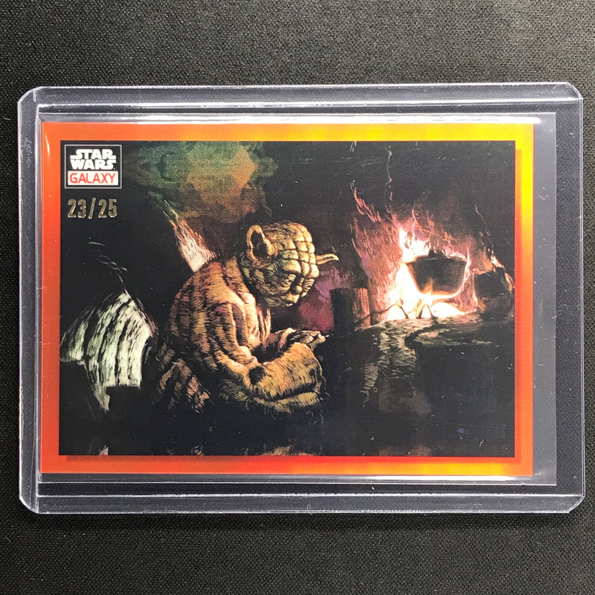2023 Star Wars Galaxy Chrome NIGHT MUST FALL Base Orange 23/25 #99