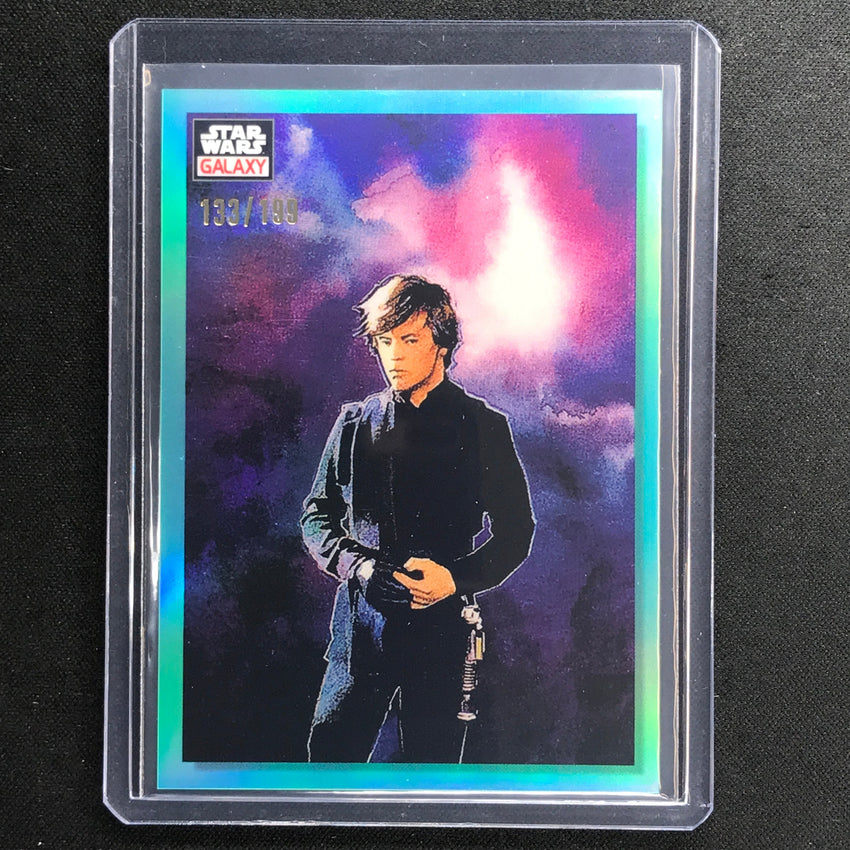 2023 Star Wars Galaxy Chrome Future Of The Jedi Base Aqua 133/199 No 34