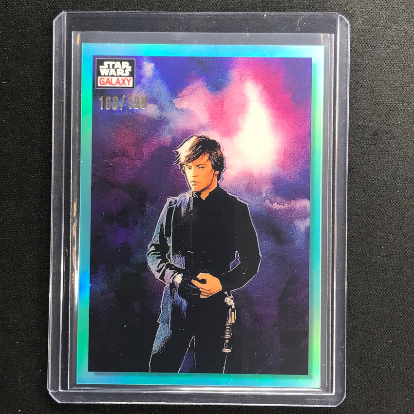 2023 Star Wars Galaxy Chrome FUTURE OF THE JEDI Base Aqua 166/199 #34