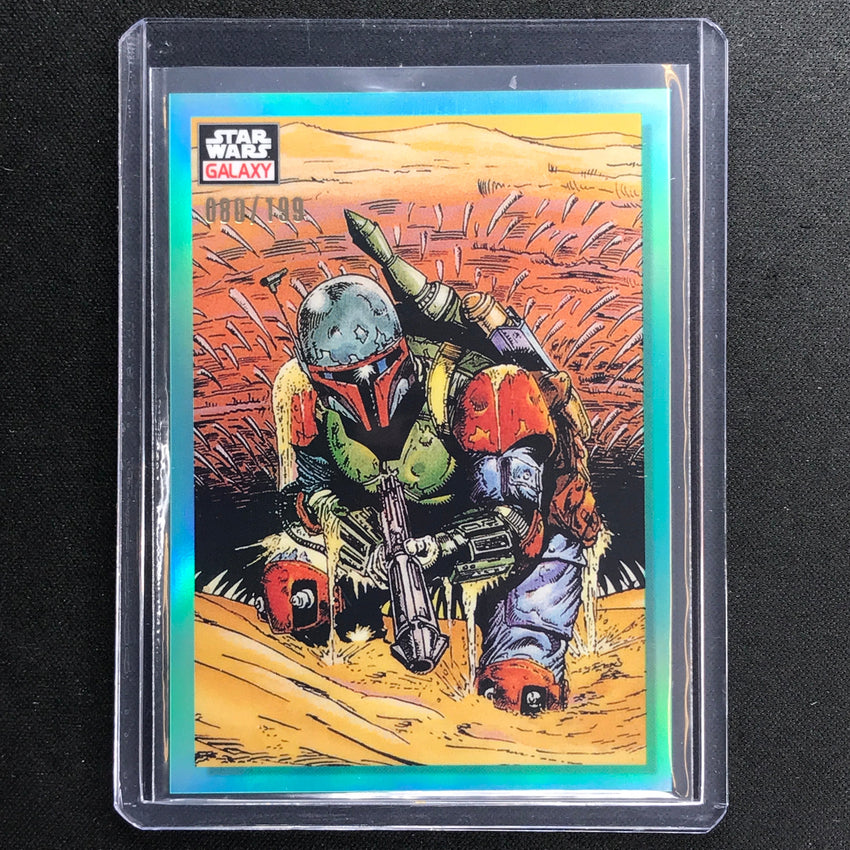 2023 Star Wars Galaxy Chrome From The Depths Base Aqua 80/199 No 37