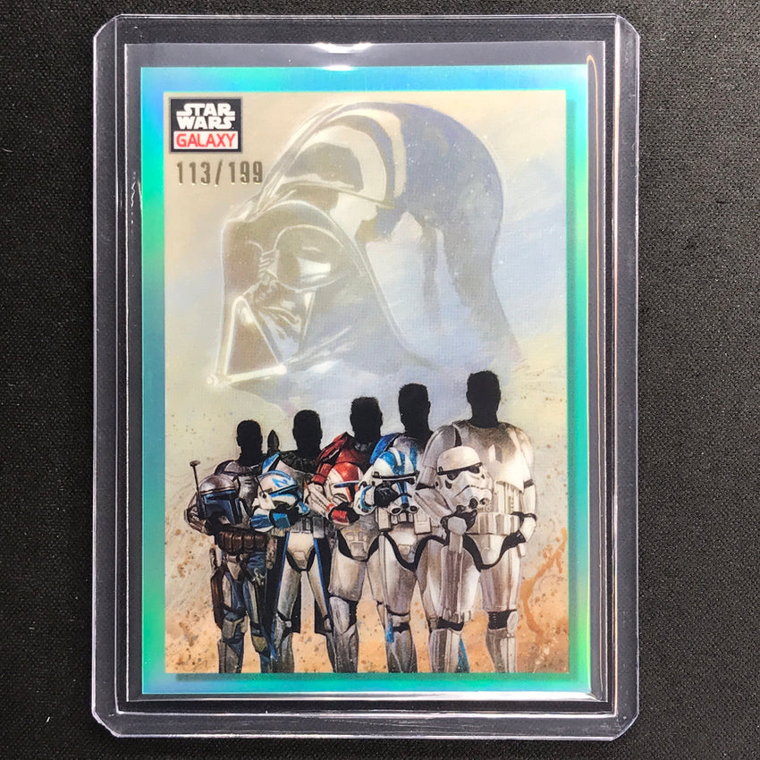 2023 Star Wars Galaxy Chrome The Empires Forces Base Aqua 113/199 No 57