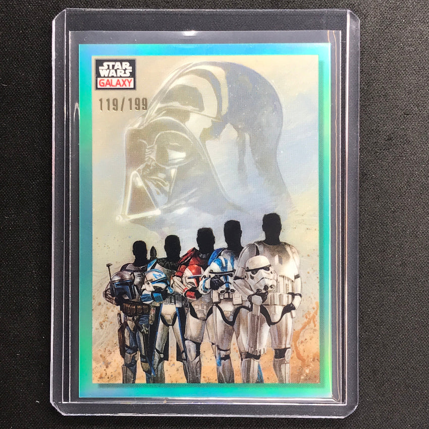 2023 Star Wars Galaxy Chrome The Empires Forces Base Aqua 119/199 No 57