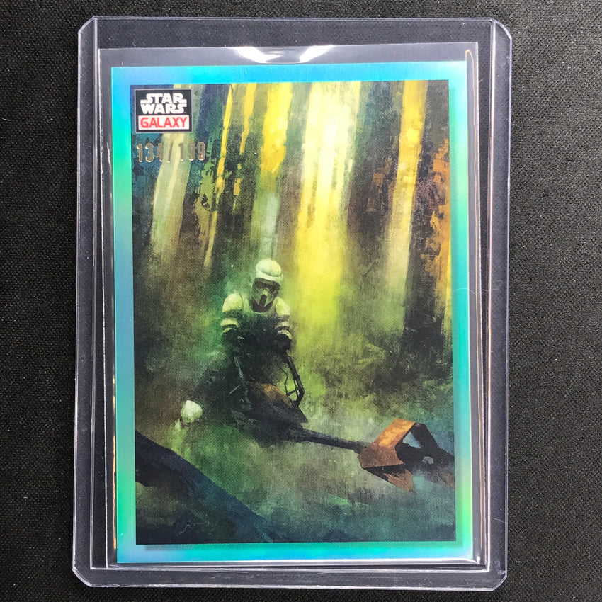 2023 Star Wars Galaxy Chrome The Pursuit Base Aqua 134/199 No 78