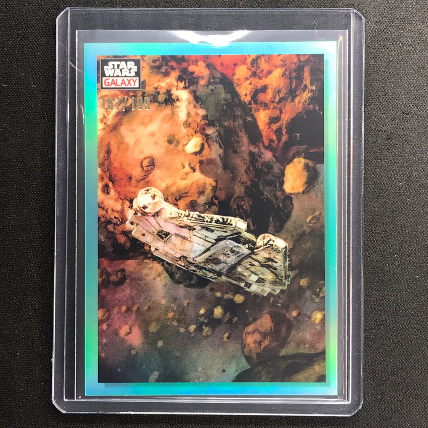 2023 Star Wars Galaxy Chrome PLANETESIMALS Base Aqua 167/199 #83
