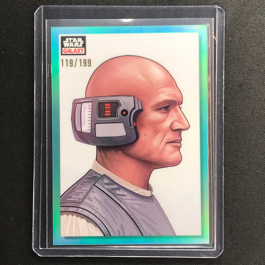 2023 Star Wars Galaxy Chrome LOBOT Base Aqua 119/199 #84