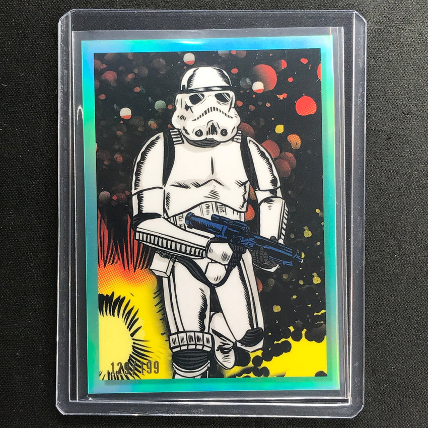 2023 Star Wars Galaxy Chrome Stormtrooper Darth Vader Bounty Hunters 129/199