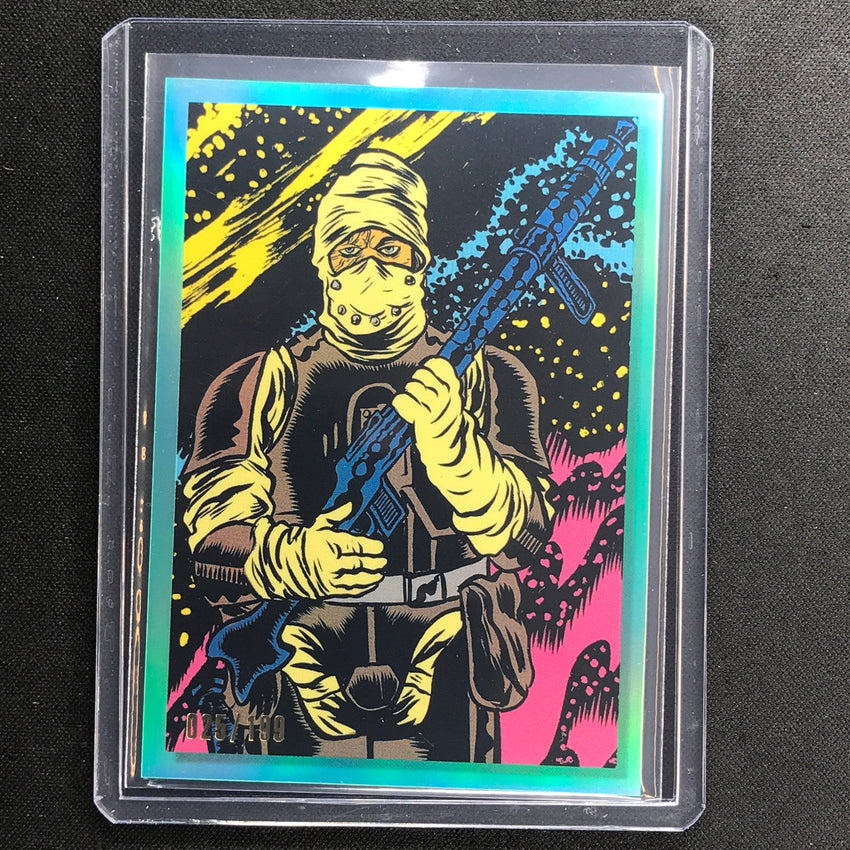 2023 Star Wars Galaxy Chrome Dengar Darth Vaders Bounty Hunters Aqua 25/199