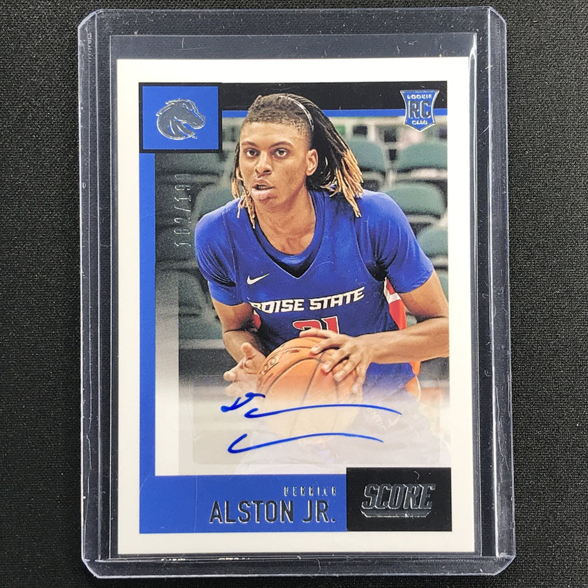 2021 Chronicles Draft Picks Derrick Alston Jr. Score Rookie Auto 182/199